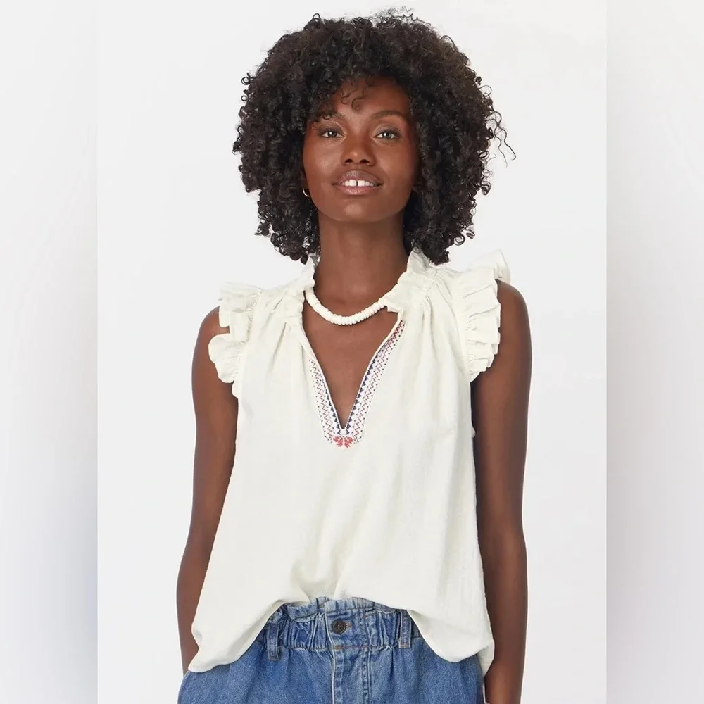 Xirena Elyza Top Blouse XS - Picture 2 of 6